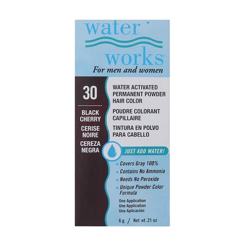 Water Works Hair Color, 30 Black Cherry, 0.21 Oz