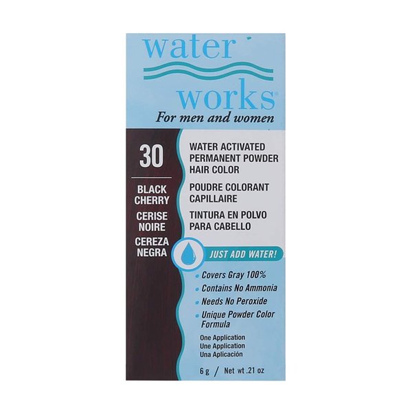 Water Works Hair Color, 30 Black Cherry, 0.21 Oz