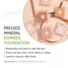 Honeybee Gardens Pressed Mineral Powder Foundation Refill, Luminous, Lightly Warm Neutral Shade, Adjustable Coverage, Natural Finish, With Botanical Extracts And Vitamin E, 7.5g