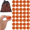 Mini Stress Balls,40 Pack Mini Basketball Foam Sports Balls,1.6 Inch Mini Basketballs for Kids,Small Basketball Squeeze Balls Bulk for Stress Relief Class Rewards Birthday Party Favors Pet Toys