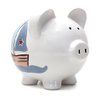 Child to Cherish Ceramic Piggy Bank for Boys (Nautical Design)
