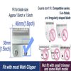 Professional Hair Clipper Guards Cutting Guides Compatible with Wahl Hair Clippers Trimmers - 3 Cutting Lengths 1 1/2” & 1/2” & 1”(1.5 & 3 & 4.5 mm) Fits Most Size Wahl Guide Combs - 3 Color Coded