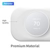 Compatible with Google Nest Thermostat 2020 Wall Plate Cover - Petrichor Nest Thermostat Trim Kit, Made for Google Nest Thermostat 2020, Cover Imperfections Easy to Install - Snow