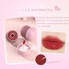 Bekoeen 2Pcs Tinted Mushroom Lip Gloss, Long Lasting Jelly Lip Tint Hydrating,Jelly Texture Moisturising Acorn Lip Baim,Moisturise and Lighten Lip Lines,Easy to Carry