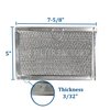 Microwave Filter Replacement For GE WB06X10608 Microwave Oven 12-Layer Aluminum Grease Filter 5 x 7-5/8 x 3/32 Inches 2-Pack