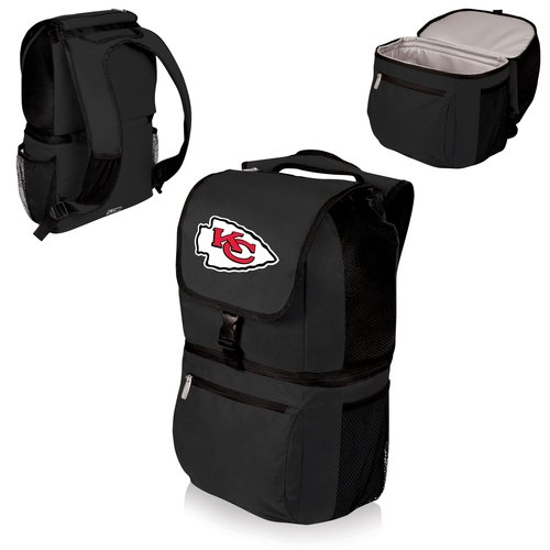 Black Kansas City Chiefs Zuma Cooler Backpack