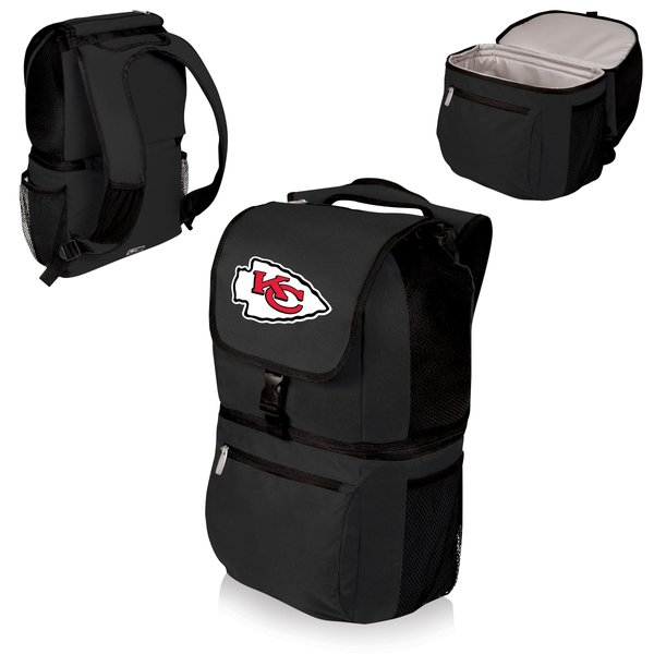 Black Kansas City Chiefs Zuma Cooler Backpack