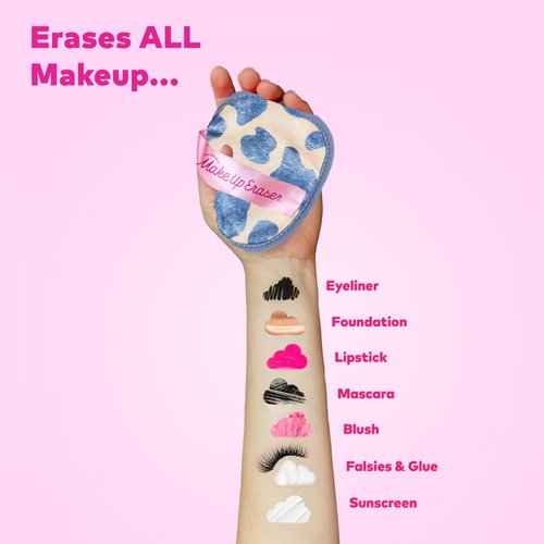 Makeup Eraser The Original, 7-Day Set, Erase All Makeup with Just Water, Including Waterproof Mascara, Eyeliner, Foundation, Lipstick, Sunscreen, and More! Coastal Cowgirl, 7ct.