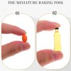 LUOZZY Miniature Baking Tools for Kids Pretend Play Dollhouse Baking Tool Set Mini Kitchen Decoration
