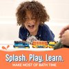 SplashEZ Mold Free Bath Toys for Kids & Toddlers, Sealed No Hole Baby Bath Toys, Soft Durable Train Set, Float on Water, No Mold Design for Shower Tub Pool, Infant Babies Ages 0-1-3-6-12-18 Mo
