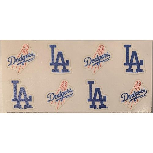 Rico MLB Los Angeles Dodgers Products MLB Temporary Tattoos Los Angels Dodgers, Black, Small