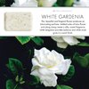 Pre de Provence Artisanal Soap Bar, Enriched with Organic Shea Butter, Natural French Skincare, Quad Milled for Rich Smooth Lather, White Gardenia, 8.8 Ounce