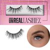 Reusable Plant Fibre Lashes That look Like Extensions - Faux Mink Wispy Lashes - Glam Luxury Thick Falsies Lashes - Transform Your Natural Eyelashes into Luscious Volume Lashes