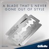 Gillette Double Edge Platinum Safety Razor Blades for Men, Pack of 50 Stainless Steel Refill Blades