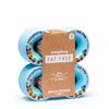 Orangatang Fat Free 65 mm 77a Freeride Longboard Skateboard Wheels (Blue, Set of 4)