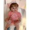 Reborn Baby Doll Clothes Adorable Orange Suits for 20-22 Inch Reborn Newborn Dolls Baby Girls