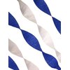 Blue and White Crepe Paper Streamers (2 Rolls Each Color) MADE IN USA!