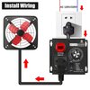 AC Variable Speed Controller, 120V~220V 15A 4000W SCR Voltage Controller for Router Fan Electric Motor Rheostat
