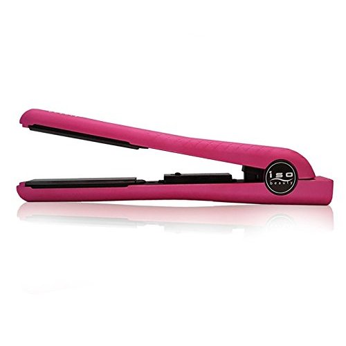 Iso Beauty Diamond Collection Super Spectrum Pro Hair Straightener Flat Iron W/ 1.25 Inch Ceramic and adjustable temperature control of 180-450°F (Pink)