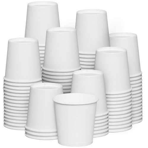 Comfy Package [4 oz. - 300 Count White Small Paper Cups, Disposable Mini Bathroom Mouthwash Cups - Eco-Friendly and Versatile