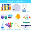 INNOCHEER Kids Science Experiment Kit with Lab Coat Scientist Costume Dress Up and Role Play Toys Gift for Boys Girls Kids Age 6+ Christmas Birthday Party