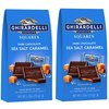 Ghirardelli Dark and Caramel Sea Salt, Chocolate Squares, 5.32 oz. (Pack of 2)