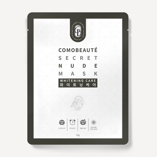 MissDragon COMOBEAUTE Brightening Facial Mask (10 Pack) – Korean Skincare Brightening Facial Sheet Mask Cica Hyaluronic Acid Niacinamide Adenosine
