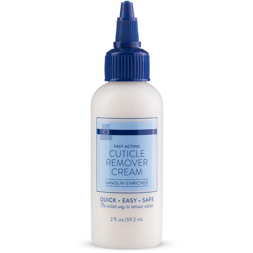Blue Cross Cuticle Remover Cream for Dry Damaged Cuticles, Moisturizing Cuticle Softener for Nails, Professional Nail + Cuticle Care for Dry Manicures, Brittle Nails, Hang Nails, Made in USA, 2oz