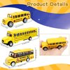 8 Pcs School Bus Toy Pull Back School Bus Yellow School Bus for Boys Girls Kids Birthday Gifts Classroom Rewards, 3 Style
