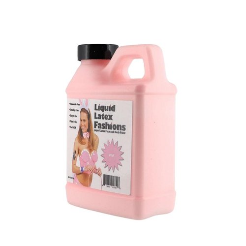 Pink 8 Oz - Liquid Latex Body Paint, Ammonia Free No Odor, Easy On and Off, Cosplay Makeup, Creates Professional Monster, Zombie Arts