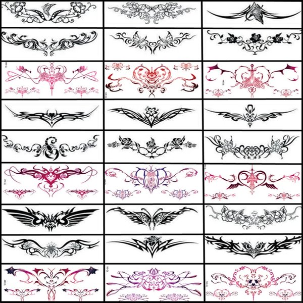 28 Sheets Women Sexy Temporary Tattoos Stickers Abdomen Waist Waterproof Tattoo Stickers Women Ideal Bachelorette Party Tattoos,for Women and Girl Temporary Fake Body Tattoos