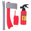 1 Set Children Firefighter Role Play Fireman Gear Costume Helmet Tools Water Extinguisher Pretend Play Props Kids Ages Up