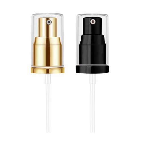Chris.W 2Pack Foundation Pump Compatible with Maybelline Fit Me Liquid Foundation Makeup (Gold+Black)