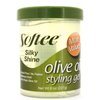 Softee Silky Shine Olive Oil Styling Gel 8 Oz,Pack of 6
