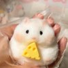 Generic Cat Squishy Squeeze Toys, Cat Paws Squishy Toys, Stress Relief Squishies for Kids Party Favors, Pinch Family Squishy Toys, Fidget Toys Squishy Suitable Adults Kids (White Hamster), Small