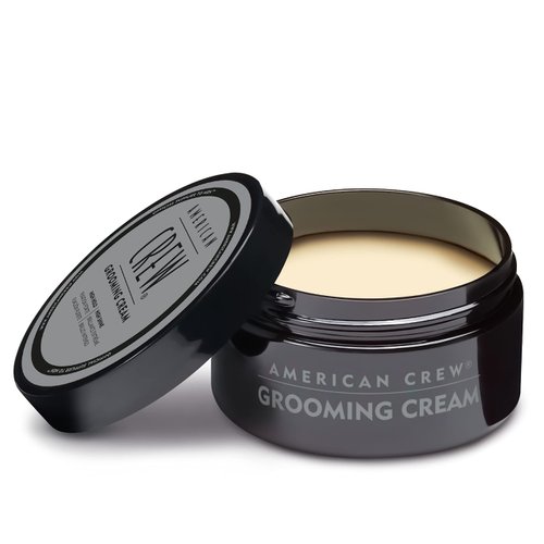 American Crew Men's Grooming Cream, Gifts for Him, Stocking Stuffers for Men, Like Hair Gel with High Hold & High Shine, 3 Oz (Pack of 1)