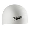 Speedo Unisex-Adult Swim Cap Silicone Long Hair White, One Size