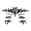 Topz halloween black face jewels Mermaid Face Gems Glitter clown temporary tattoo Rave holiday forehead adult costumes Makeup beauty Bohemian Stickers