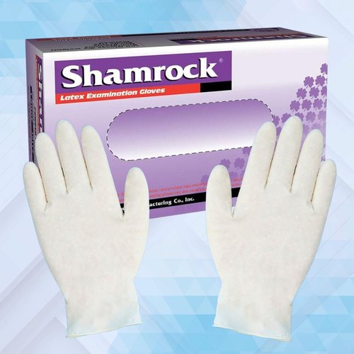 Shamrock Examination Latex Gloves - Disposable, Fully Textured and Rubber Glove for Medical, Food Handling, Powder-Free, Sterile, XL, 5 mil Thick 10114