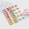 Summer Crystal 2 Inch Barrettes Metal Snap Hair Clips For Girls - Nonslip Stylish Hair Accessories (30Pcs Gradient Rainbow)