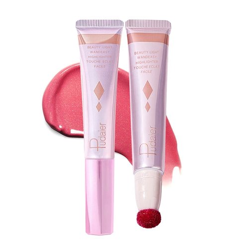 Marine Forest Contour Beauty Wand, 13 Colors Silky Cream Contour Stick with Cushion Applicator, Face Highlighter, Bronzer and Blush Makeup, Long Lasting, Lightweight and Blendable, 0.7 Fl Oz (09)