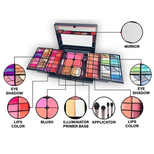 ETA Ultimate Combination Mineral Makeup Set 71 Colors 23.2 Oz by ETA Cosmetics