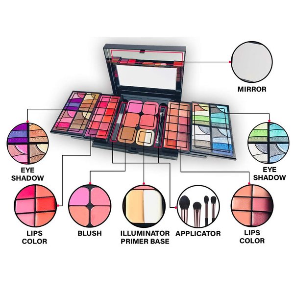 ETA Ultimate Combination Mineral Makeup Set 71 Colors 23.2 Oz by ETA Cosmetics