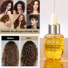 Giofna Hair Oil, Rosemary Serum for Hair Growth, Scalp Care for Curly, Thick, Frizzy, and Damaged Hair, Reduce Hair Loss for Women and Men (2Pcs)