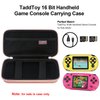 Elonbo Carrying Case Compatible with TaddToy 16 Bit Handheld Game Console for Kids Adults, Classic Retro Video Games Travel Storage Cover Bag, Portable Electronic Game Player Holder, Rose Gold