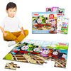 Thomas The Train Floor Puzzle for Kids, Toddlers - Bundle with 36 Pc Thomas and Friends Floor Puzzle, Stickers, Tattoos, More | Thomas The Train Toys for Boys