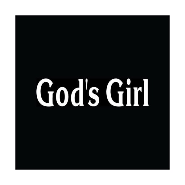 Ranger Products God's Girl Sticker Christian Jesus Funny Car Vinyl - Die Cut Vinyl Decal for Windows, Cars, Trucks, Tool Boxes, laptops, MacBook - virtually Any Hard, Smooth Surface
