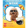 Lewondr Dog Sunglasses Small Breed Dogs Goggles UV Protection,Goggles for Small Dogs Eye Wear Protection with Adjustable Strap Windproof Anti-Fog Sunglasses for Small Dogs Doggy Doggie Glasses,Black
