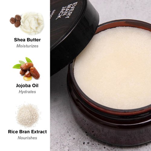 Every Man Jack Beard Balm - Moisturize, Strengthen And Style Your Beard w/Medium Hold - Light Sandalwood Scent - Made w/Naturally Derived Ingredients like Candelilla Wax and Shea Butter- 2oz