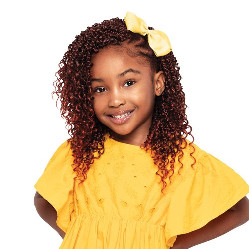Outre Crochet Braids X-Pression Lil Looks 3X Passion Waterwave Feed Twist 10" (1-pack, 1B)